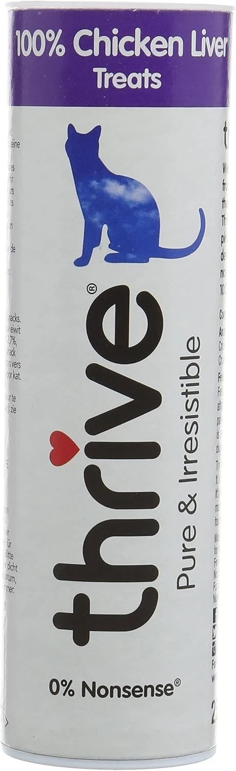 Thrive Cat Treats 100% Chicken Liver Tubes 25g