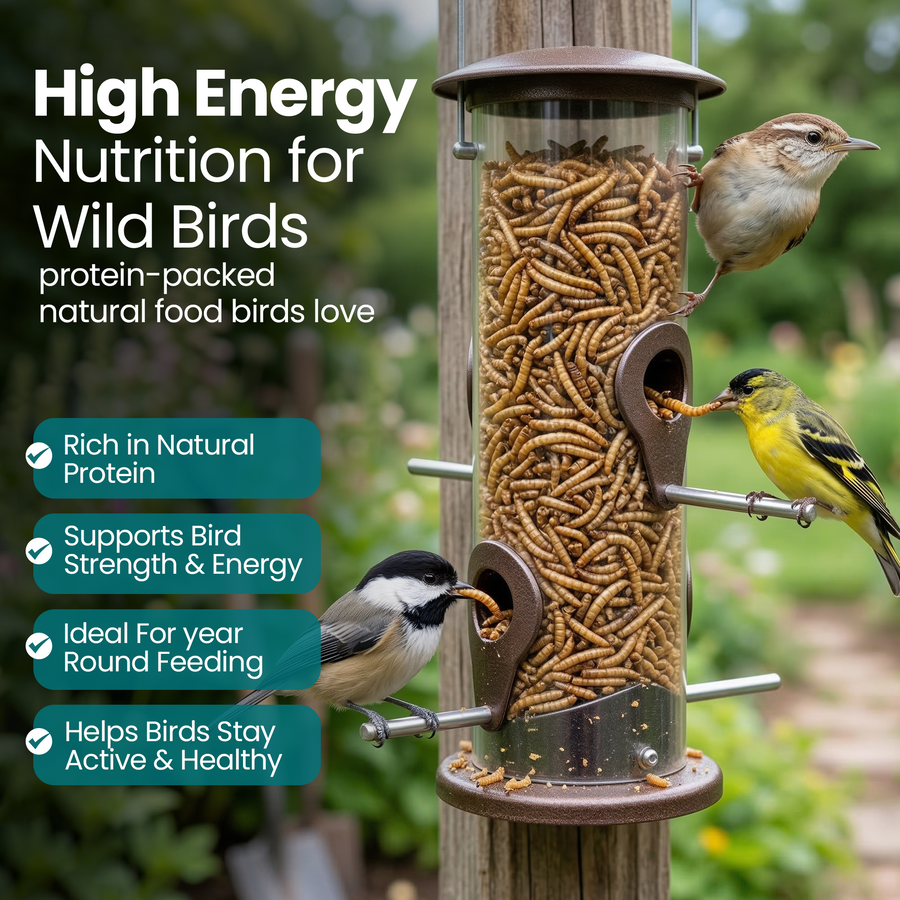 Energy Meal Worms for Wild Birds