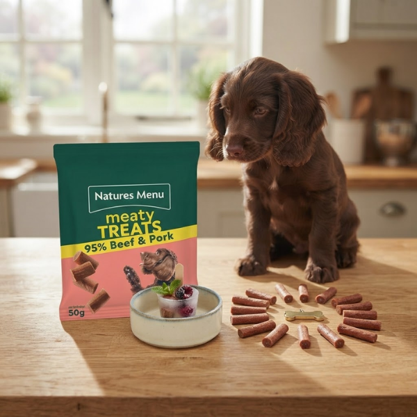 Natures Menu Gourmet Mini Dog Treats (Beef & Pork | 12 x 50g Bulk Case)