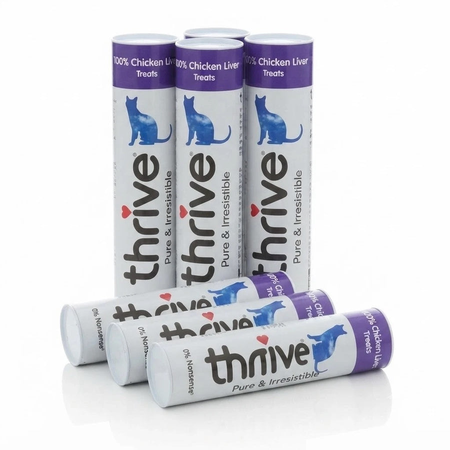 Thrive Cat Treats 100% Chicken Liver Tubes 25g x 6