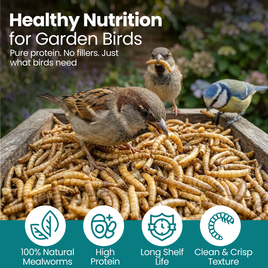 Energy Meal Worms for Wild Birds