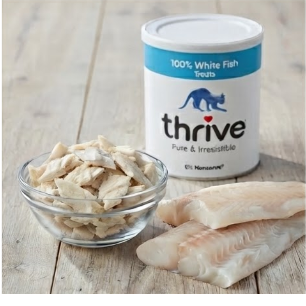 Thrive Cat Treats 100% White Fish MAXI Tubes 110g