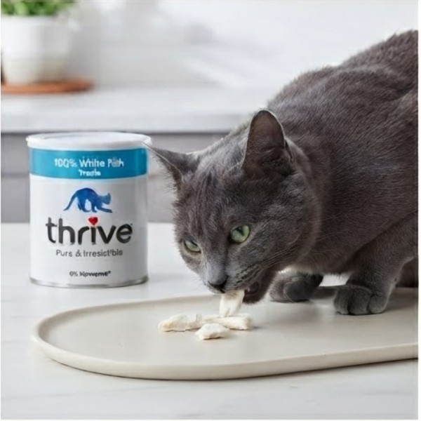 Thrive Cat Treats 100% White Fish MAXI Tubes 110g