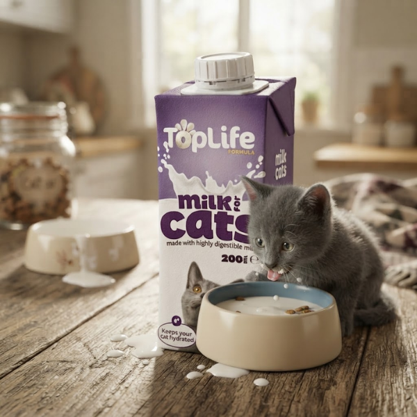 TopLife Feline Nutrition Cats Milk Formula (18 x 200ml Bulk Case)