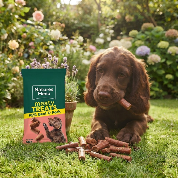 Natures Menu Gourmet Mini Dog Treats (Beef & Pork | 12 x 50g Bulk Case)