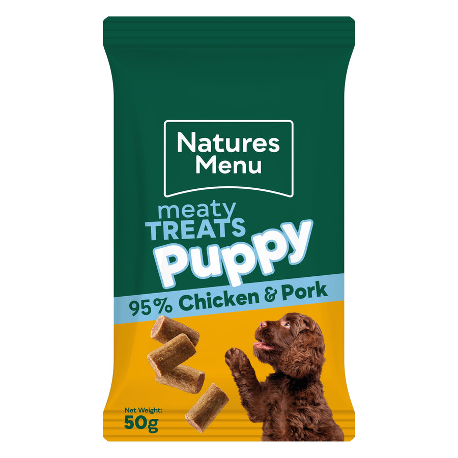Natures Menu Natural Mini Dog Treats (Chicken & Pork | 12 x 50g Bulk Case)